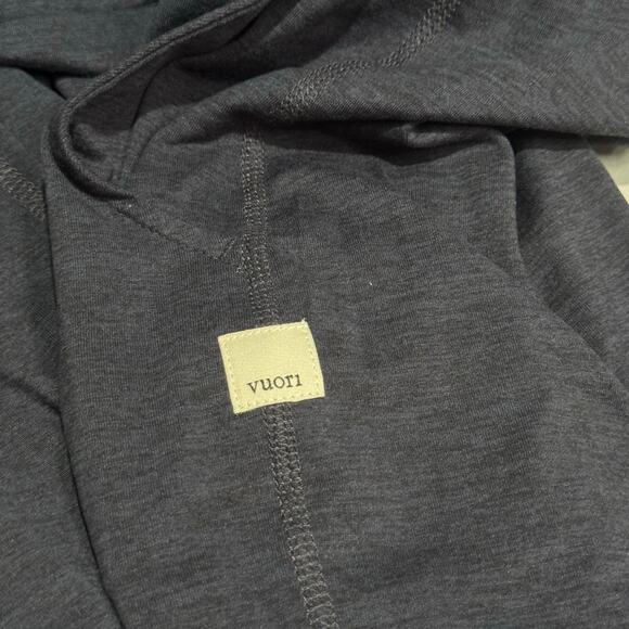 VUORI LUX V-Neck Long Dolman Sleeve Drawstring Jumpsuit Women Navy Blue No Size - Picture 7 of 7